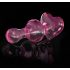 Icicles No. 75 - Plug anal en verre cœur (rose)