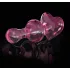 Icicles No. 75 - plug anal cœur - verre rose