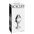 Icicles No. 25 - plug anal en verre conique (transparent)