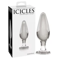 Icicles n° 26 - plug anal en verre conique (transparent)