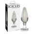 Icicles No. 26 - plug anal en verre transparent