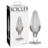 Icicles n° 26 - plug anal en verre conique (transparent)