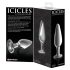 Icicles No. 26 - plug anal en verre transparent