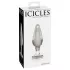 Icicles n° 26 - plug anal en verre conique (transparent)