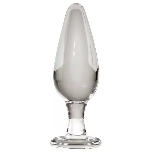 Icicles No. 26 - plug anal en verre conique - transparent