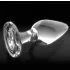 Icicles n° 26 - plug anal en verre conique (transparent)