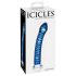 Icicles No. 29 - Spirale, gode en verre (bleu)