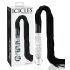 Icicles No. 38 - fouet cuir & gode en verre (transparent-noir)