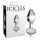Icicles No. 44 - plug anal conique en verre (transparent)