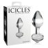 Icicles No. 44 - plug anal conique en verre (transparent)