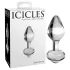 Icicles No. 44 - plug anal conique - verre transparent
