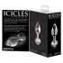 Icicles No. 44 - plug anal conique en verre (transparent)