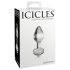 Icicles No. 44 - plug anal conique en verre (transparent)