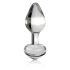 Icicles No. 44 - plug anal conique en verre (transparent)
