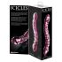 Icicles No. 55 - Double Sensations, Dildo en Verre G-Spot (Rose)
