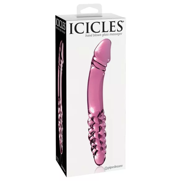 Icicles No. 57 - gode double pénétration pénis verre rose