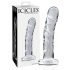 Icicles No. 62 - Gode en verre pénis (transparent)