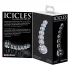 Icicles No. 66 - gode courbé à boules - verre transparent