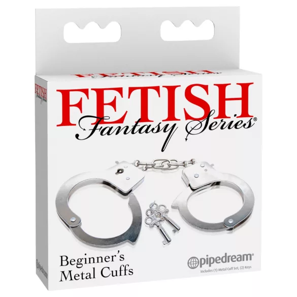 Fetish Fantasy - menottes métalliques - acier argenté