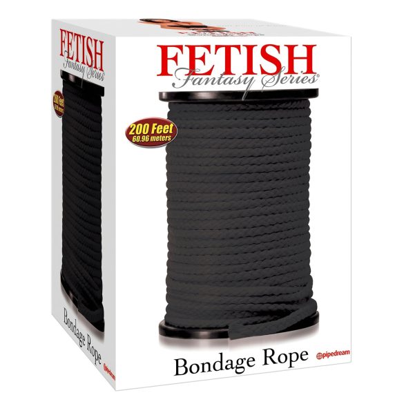 Corde de Bondage Shibari Fetish - 60m (noire)