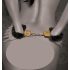 Pipedream Fetish Fantasy Gold - menottes en peluche (noir)