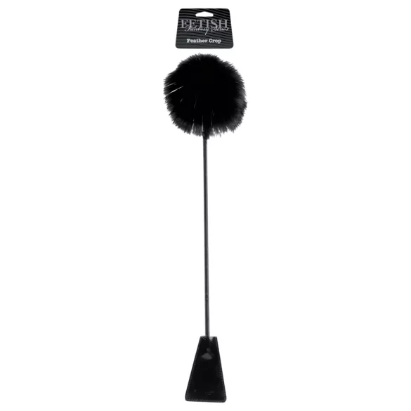 Fetish Fantasy - plumeau et paddle - noir