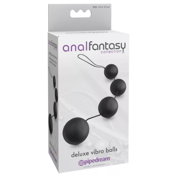 Pipedream - Anal Fantasy - chaîne de perles anales à billes internes (noir)