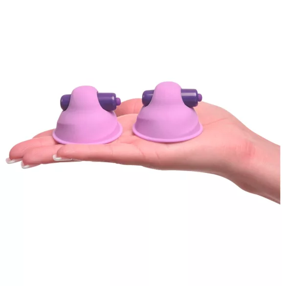 Fantasy For Her paire de ventouses vibrantes pour seins - violet