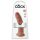 King Cock 9 - Dildo réaliste ventouse (23cm) - teinte foncée
