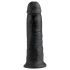 King Cock 10 - gode ventouse (25cm) - noir