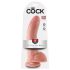 King Cock 9 - gros gode ventouse, réaliste (23cm) - naturel