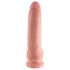 King Cock 9 - gros gode ventouse, réaliste (23cm) - naturel