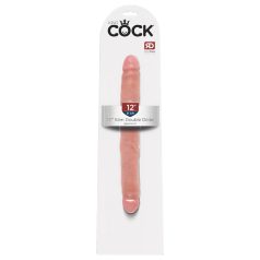 King Cock 12 Slim - double godemichet réaliste (31cm) - naturel   King Cock 12 Slim - double godemichet réaliste (31cm) - naturel