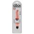 King Cock 7 Stiffy - vibromasseur réaliste étanche (18cm) - naturel