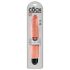 King Cock 10 Stiffy - Vibromasseur réaliste et étanche (25 cm) - Naturel