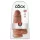 King Cock - gode ventouse réaliste 23cm - couleur foncée
