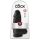 King Cock 9 Chubby - ventouse, dildo à testicules (23 cm) - noir