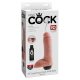 King Cock 8 - Dildo réaliste avec éjaculation (20cm) - naturel