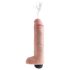 King Cock 10 - godemichet réaliste à éjaculation (25 cm) - naturel