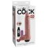 King Cock 11 - Dildo réaliste éjaculant (28cm) - nature