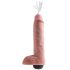 King Cock 11 - Dildo réaliste éjaculant (28cm) - nature