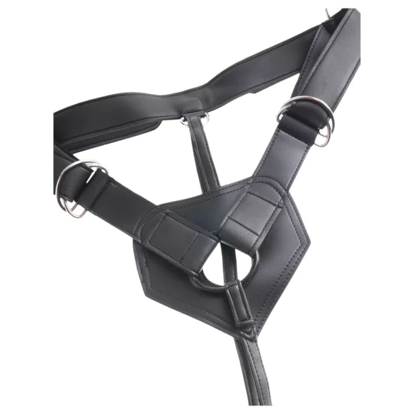 King Cock 7 - gode ceinture avec harnais (couleur chair)