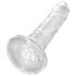 King Cock Clear 6 - gode ventouse (15cm)