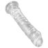 King Cock Clear 8 - grand godemichet transparent avec ventouse (20 cm)