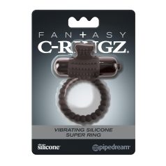 Pipedream Fantasy C-Ringz - anneau vibrant (noir)