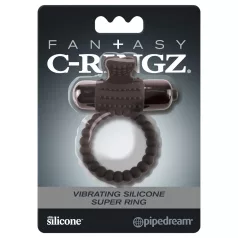   Pipedream Fantasy C-Ringz - anneau pénien vibrant - silicone noir