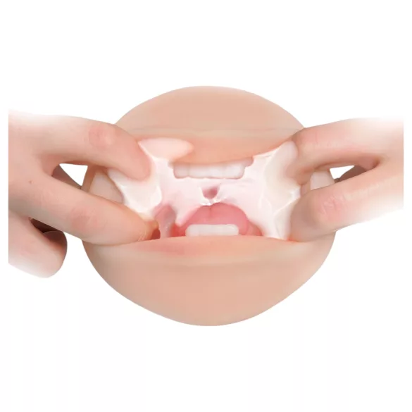 Fuck Me Silly To Go - masturbateur bouche réaliste - couleur chair