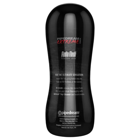 PDX Elite - masturbateur vibrant anal (naturel)