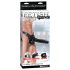 Fetish Strap-On 12 - Harnais avec Dildo Creux (Noir)