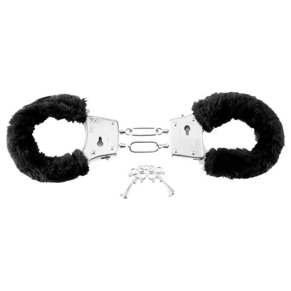 Fetish Fantasy - menottes en peluche - noir
